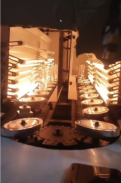 Replacement lamp for SMF blow molder